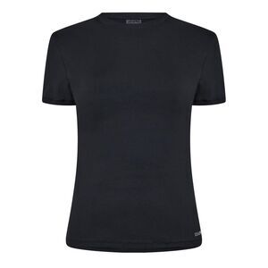 USA Pro Womens/Ladies Essential Slim T-Shirt / Black